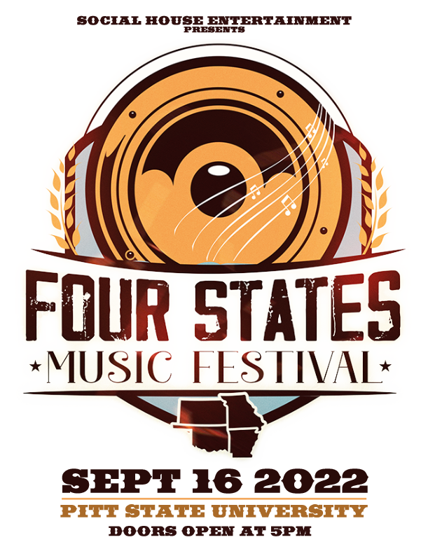 Four States Music Festival, Sept 16th 2022 – Pitt State University, Kansas Logo
